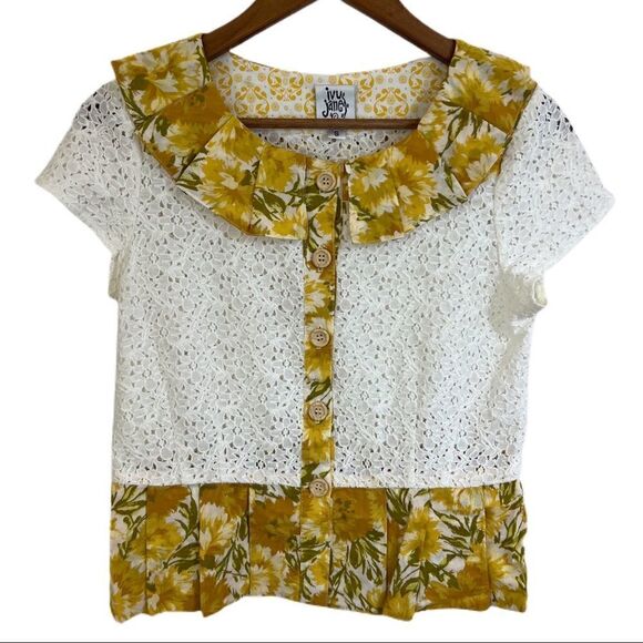 Ivy Jane Lace and Floral Top. Size Small. Great Condition!! - Picture 1 of 8